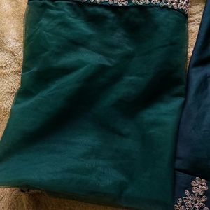 Green Silk Lehenga