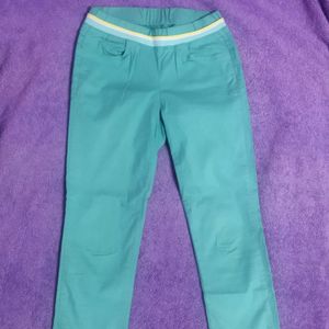 Korean Green Pants for Girls