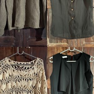 Combo Of 4 Vintage Tops (y2k)