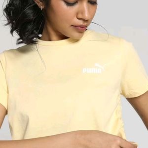 PUMA Drawstring Cotton T-shirt