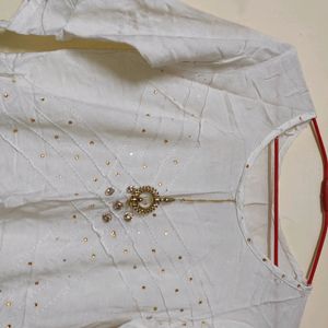 White Kurti