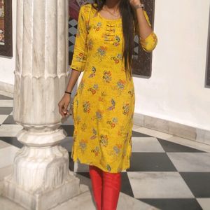 Yellow Kurti