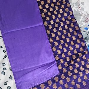 Light Violet Silk Saree