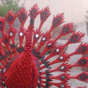 3d Origami Handmade Peacock