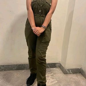 Olive Green Jumpsuit