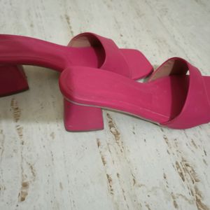 Pink Heel Sandals