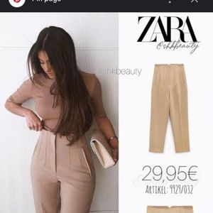 Zara Pinteresty 🎀Pleated High Waist Trouser