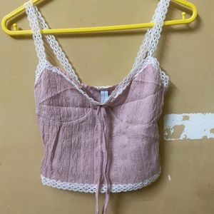 Lace Strap Cami Top