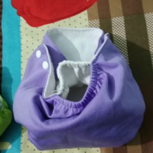 Reusable Diaper With Inserting Pad