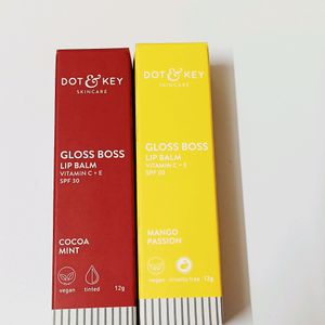 Combo of 2 Dot & Key Lip Balm