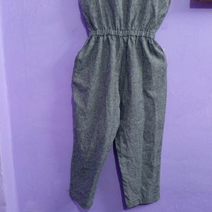 Fabulous Grey Jumpsuit For Girls And Women's