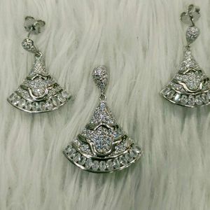 925 Silver Sterling Earrings Pendant