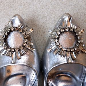 Steppings Embellished Heeled Pumps