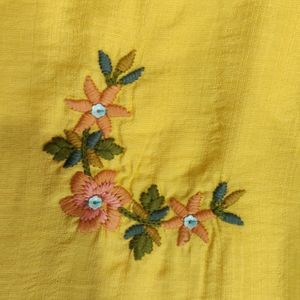 Mal Ma Cotton Fabric With Organza Dupatta