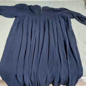 PLEATED Blue DRESS