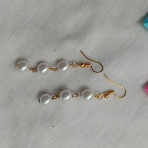 Handmade Pearl  Earrings