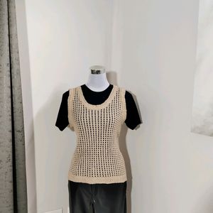 Crochet Woolen Vest