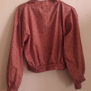 Pink cute Korean Crop Top S Or M Size