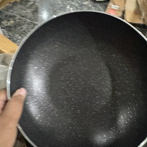 Super Heavy Non Stick Kadhai Without Handle