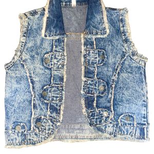 Distressed Denim Jacket