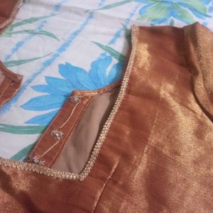 Readymade Golden Blouse ,Shines