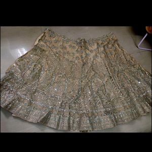 Unstitched Mirrorwork Lehenga