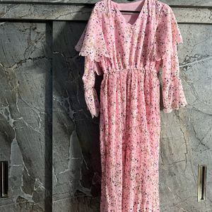 Brand New Baby Pink Long Gown