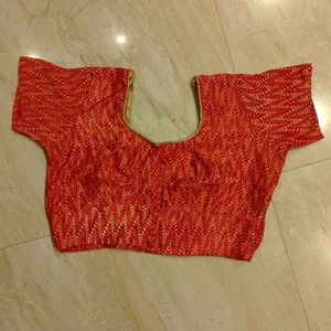 Blouse Light Orange (Chest 38inch, Kamar 30,)