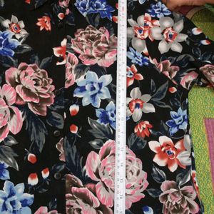 Floral Pattern Shirt For Women