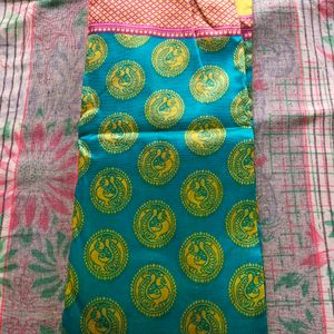 Suali Printed Mysore Silk Blend Saree