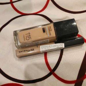 Maybelline NewYork Fitme Foundation And Concealer