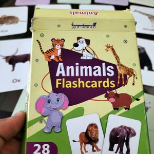 Animal Flashcard Learning 1 To 6 Years