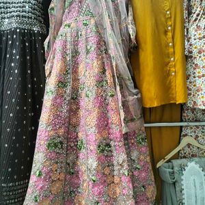 New Standard Pakistani Gown Dress Inpoted Dres