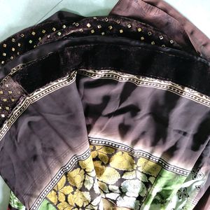 Multi Design Saree