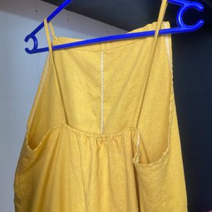 Yellow Casual Dress