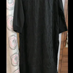 Black Chikankari Kurti