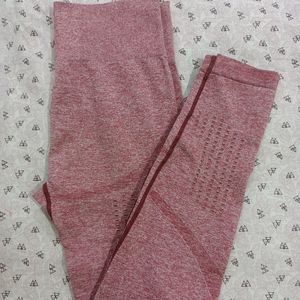 SAVANA pink Seamless Gym Tights Without Tag