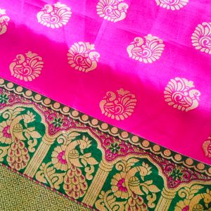 Peacock Printed Saree