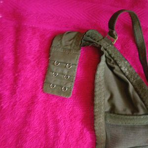 Underwired Olive Push Up Bra