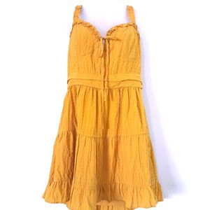 Forever21 Mustard Casual Dress (Women's)