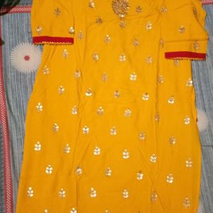 Yellow Sharara And Kurta Set