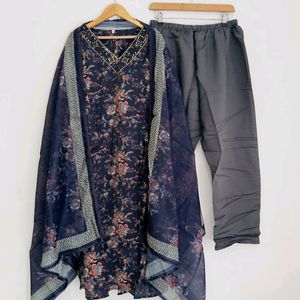 Kurta Pant With Dupatta Set