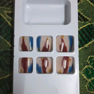 Reusable|Washable Korean TOE NAILS - Set Of 24