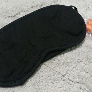 Eye mask With Earbuds