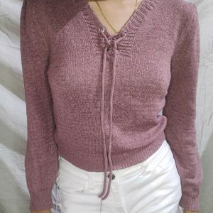 Korean Sweater Top Woolen Trending Aesthetic