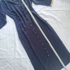 Dark Blue Women's Kurti