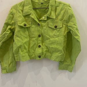 Green Denim Jacket