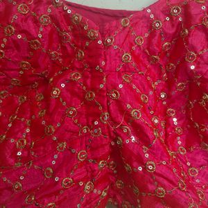 FESTIVE WEAR SAREE WITH STITCHED BLOUSE