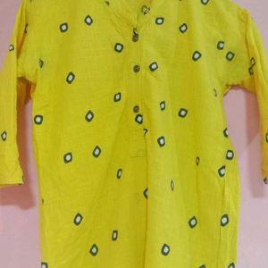 Bandhani Straight Kurti