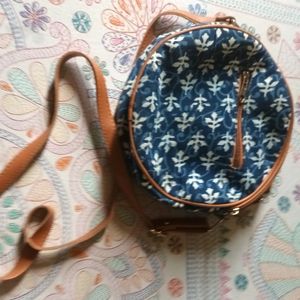 Blue Sling Hand Bag